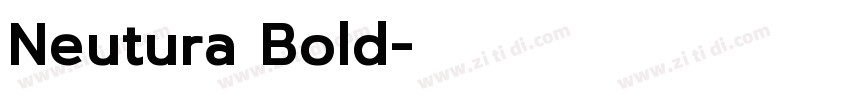 Neutura Bold字体转换